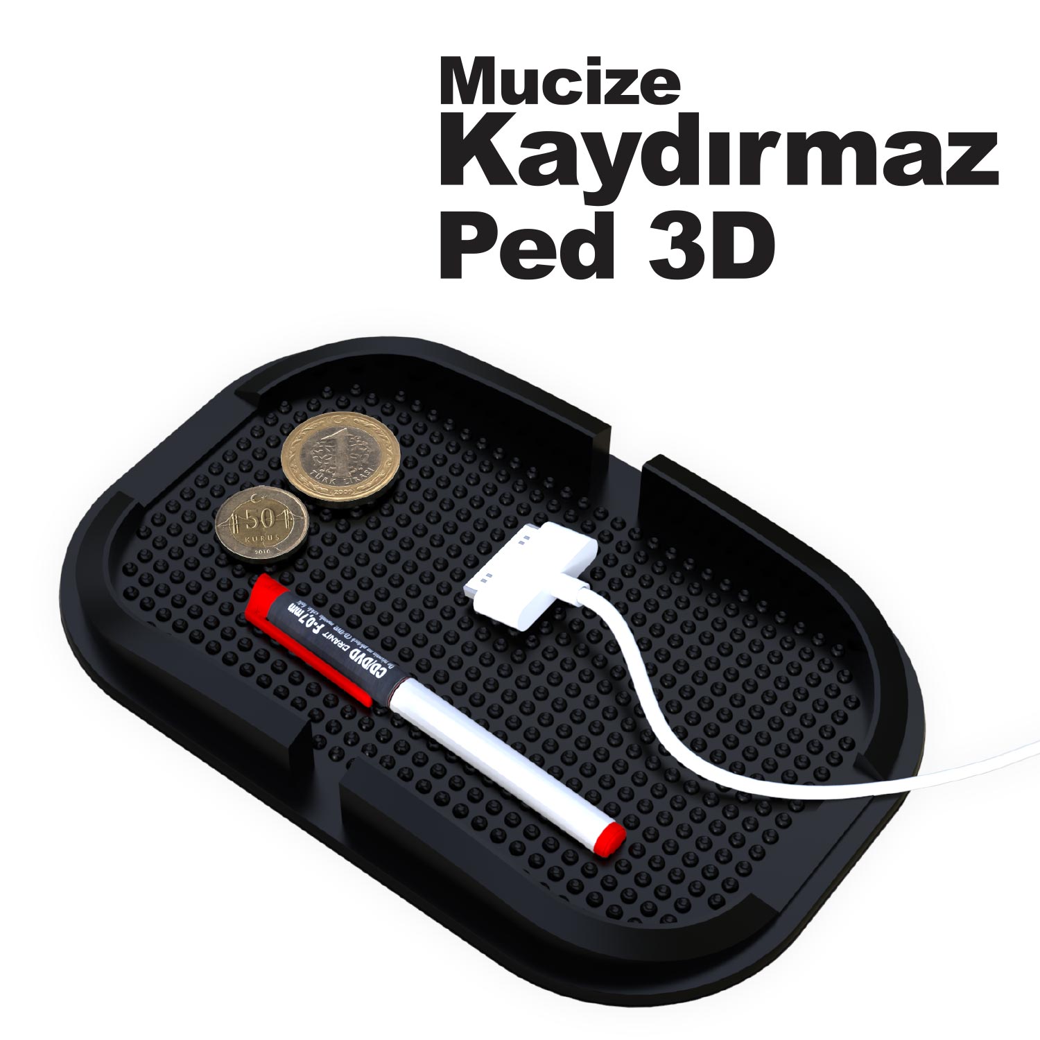 AUTOMIX 3D KAYDIRMAZ PED